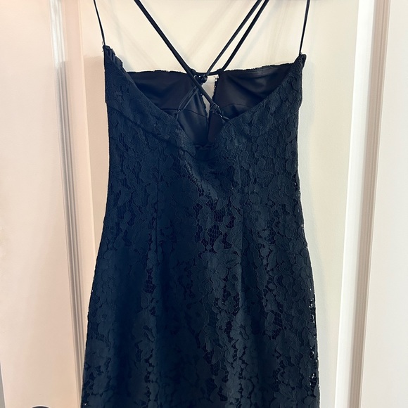 Zara “little black lace dress” - MED - Picture 2 of 5